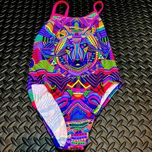 Super colorful super cute funkita swim suit